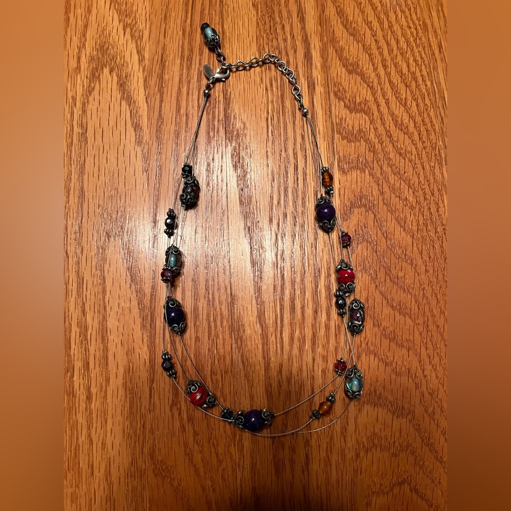 Chico's Multicolor Beaded Necklace